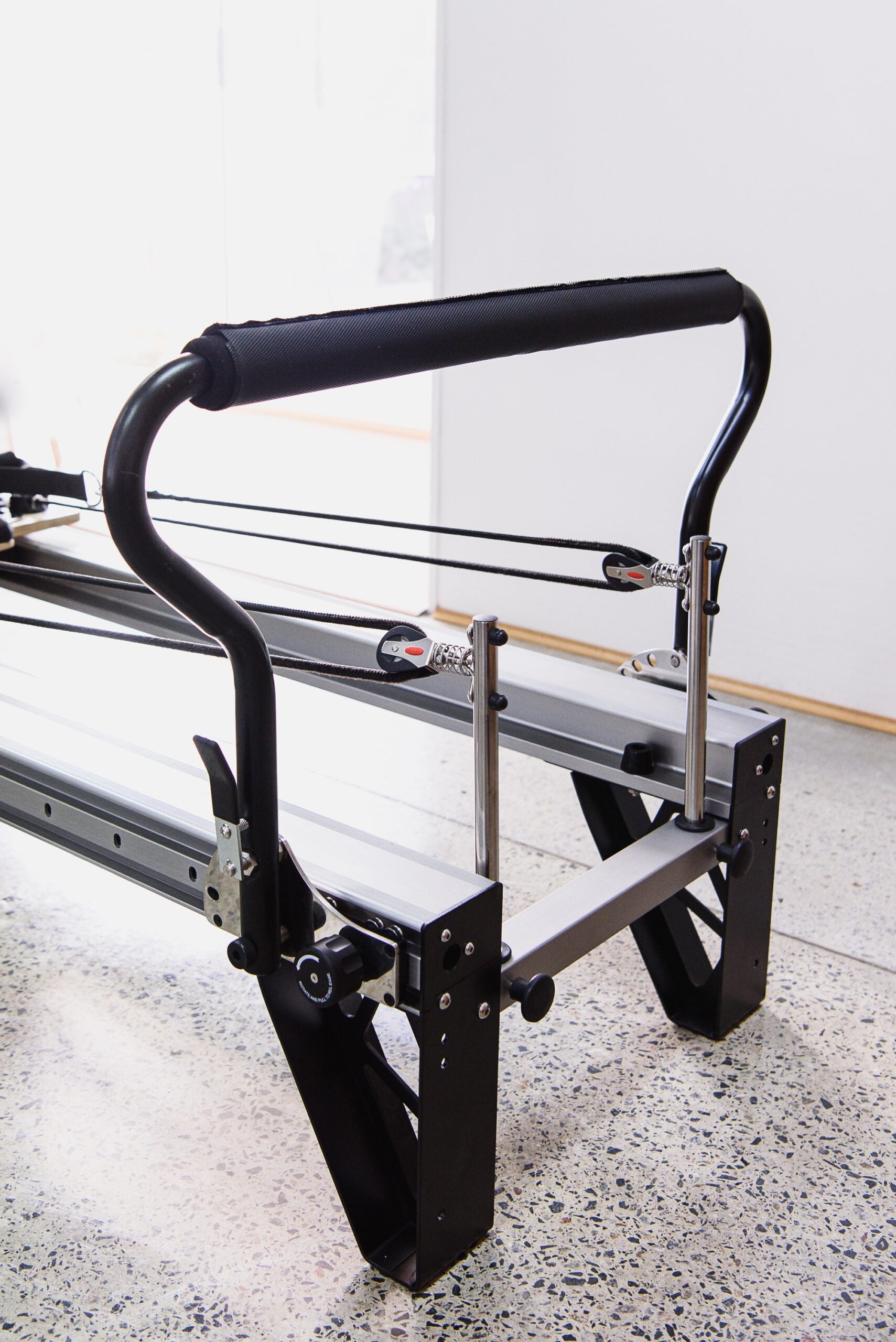RESISTA Aluminium Pilates Reformer top angle