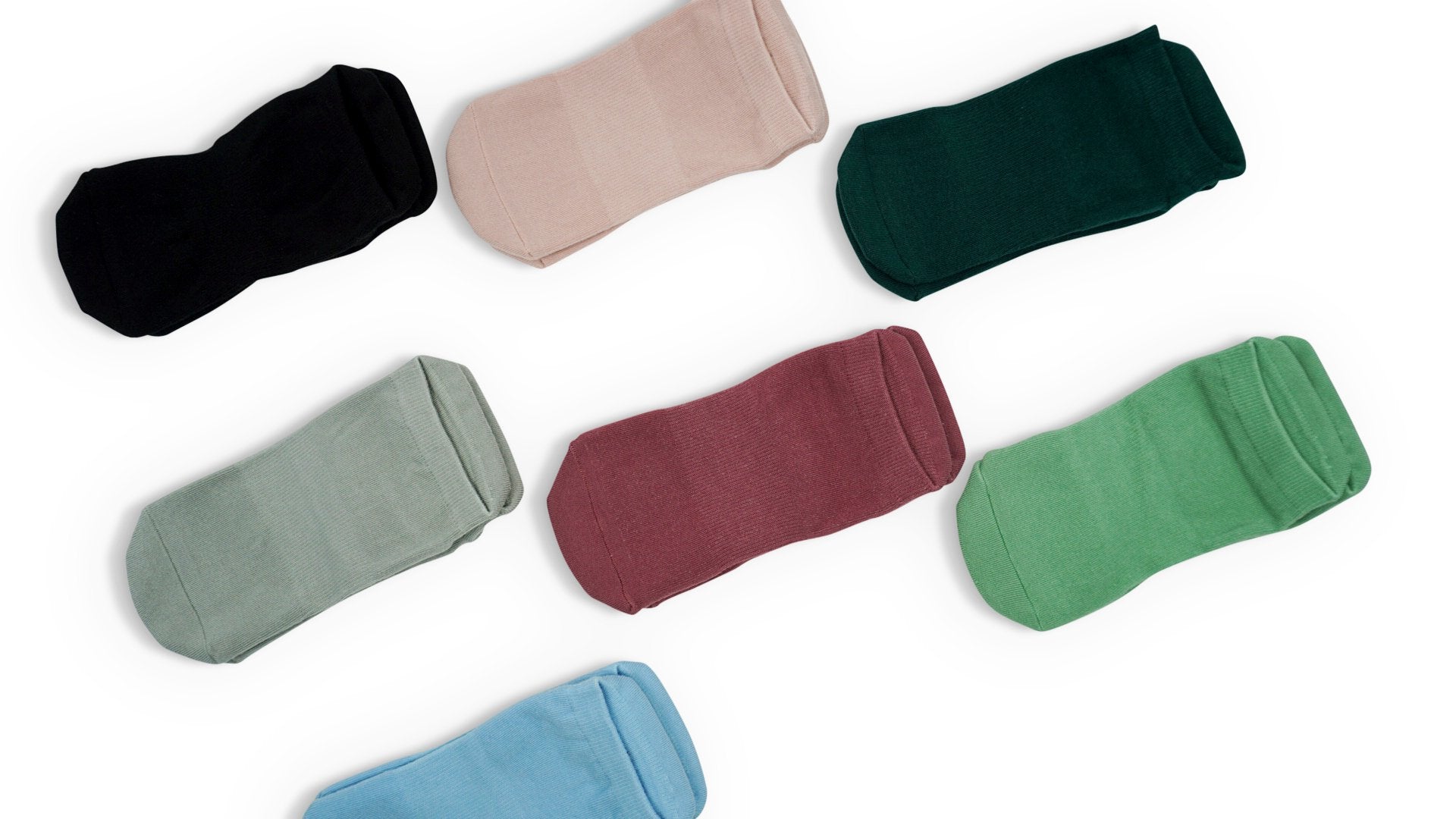 RESISTA Pilates Socks 7 day BUNDLE Flatlay