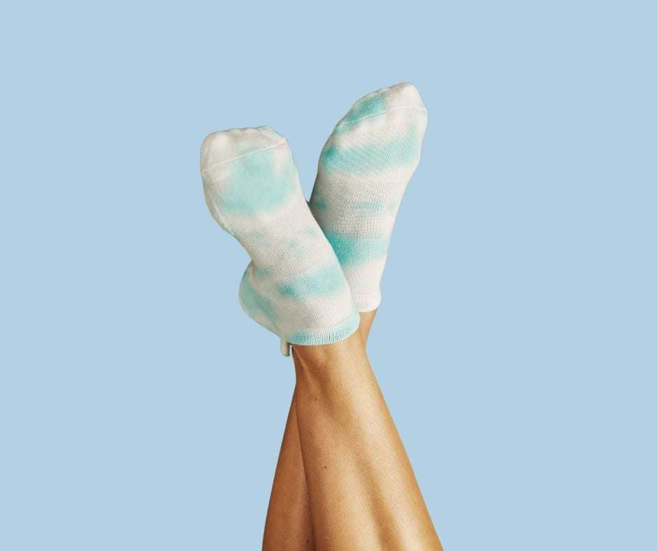 Resista Pilates Grip Socks - Socks on feet