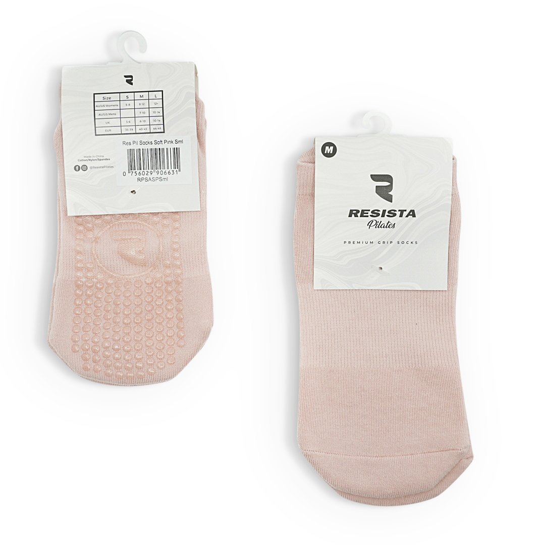 RESISTA Pilates Socks 7 day Light Pink