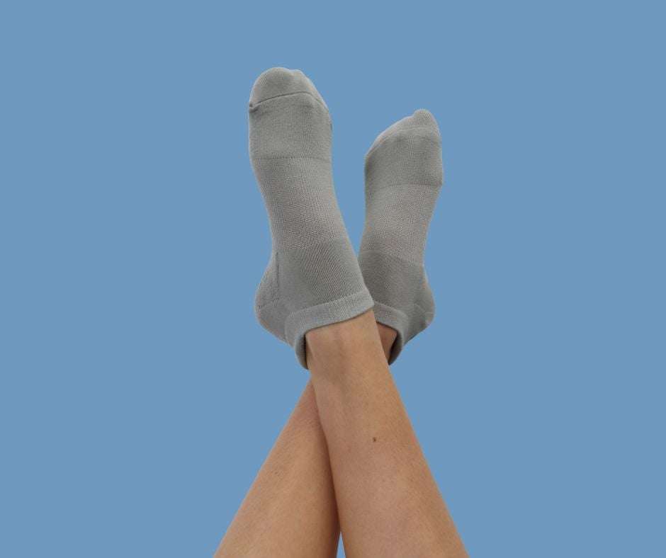 Resista Pilates Grip Socks Light Grey – Superior Grip & Comfort