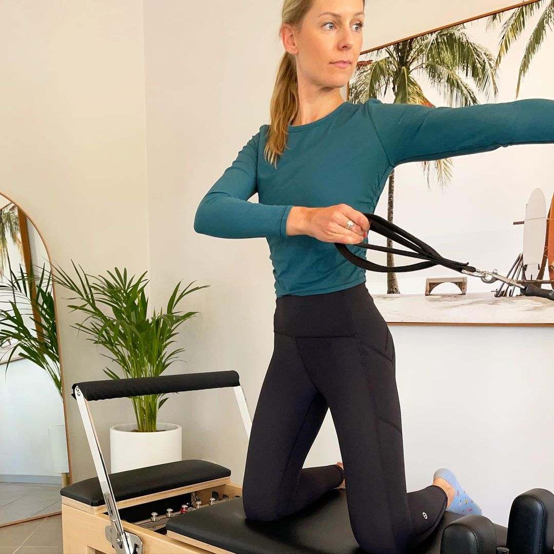 RESISTA Pilates Maple Reformer at home studio