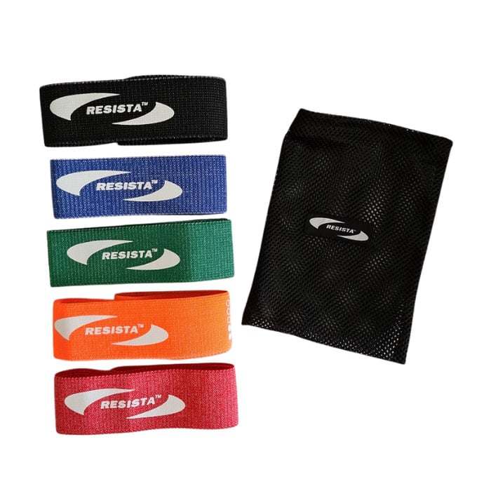 RESISTA Pilates Stretch Bands: Pilates Fabric Loop Bands