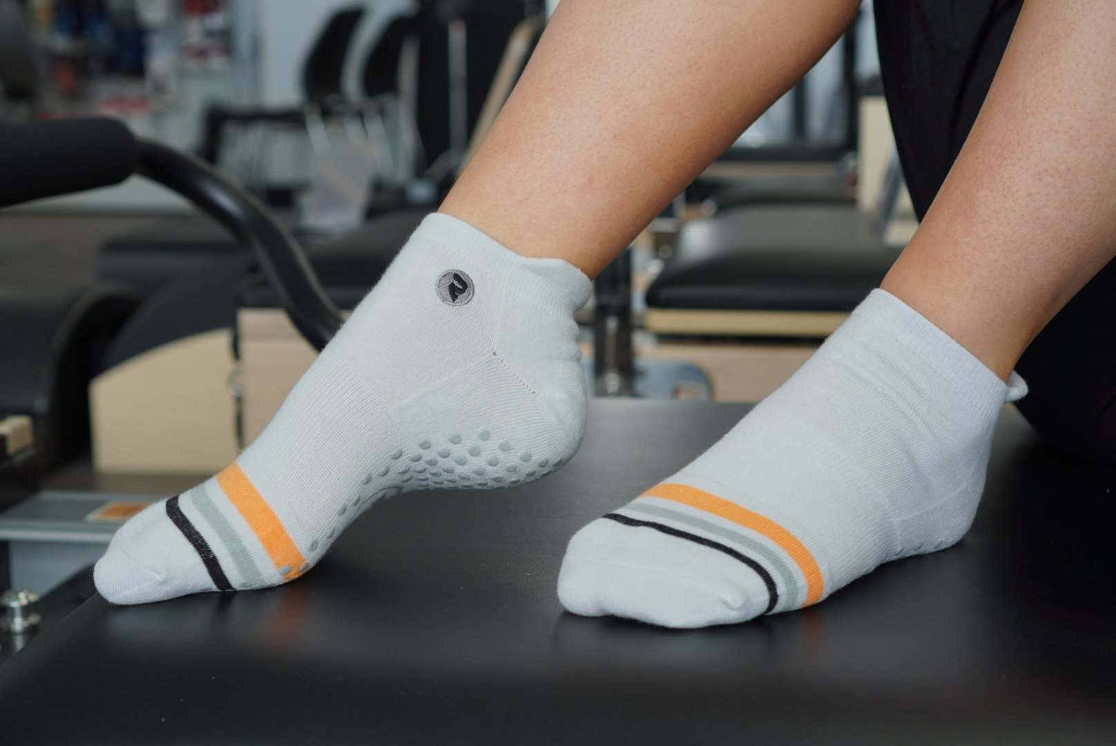 Pilates Grip Socks practicing