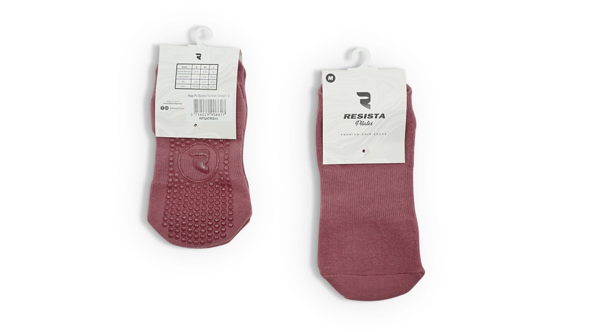 RESISTA Pilates Socks 7 day Turkish Delight