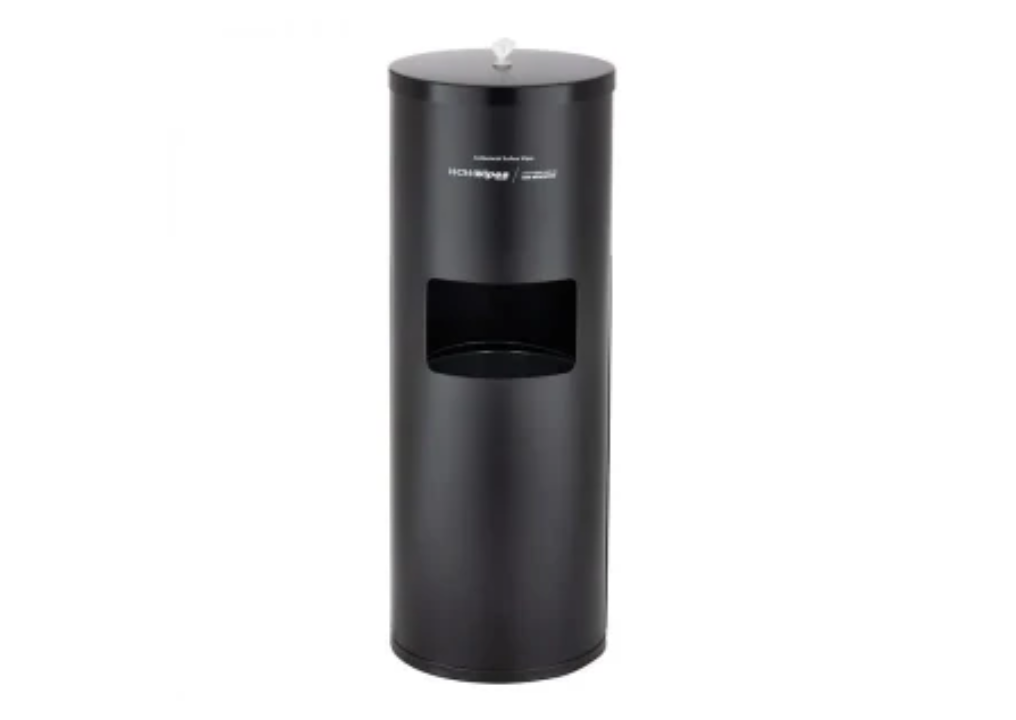 WOW Wipes Floor Stand Dispenser Matte Black - Durable & Sleek Design