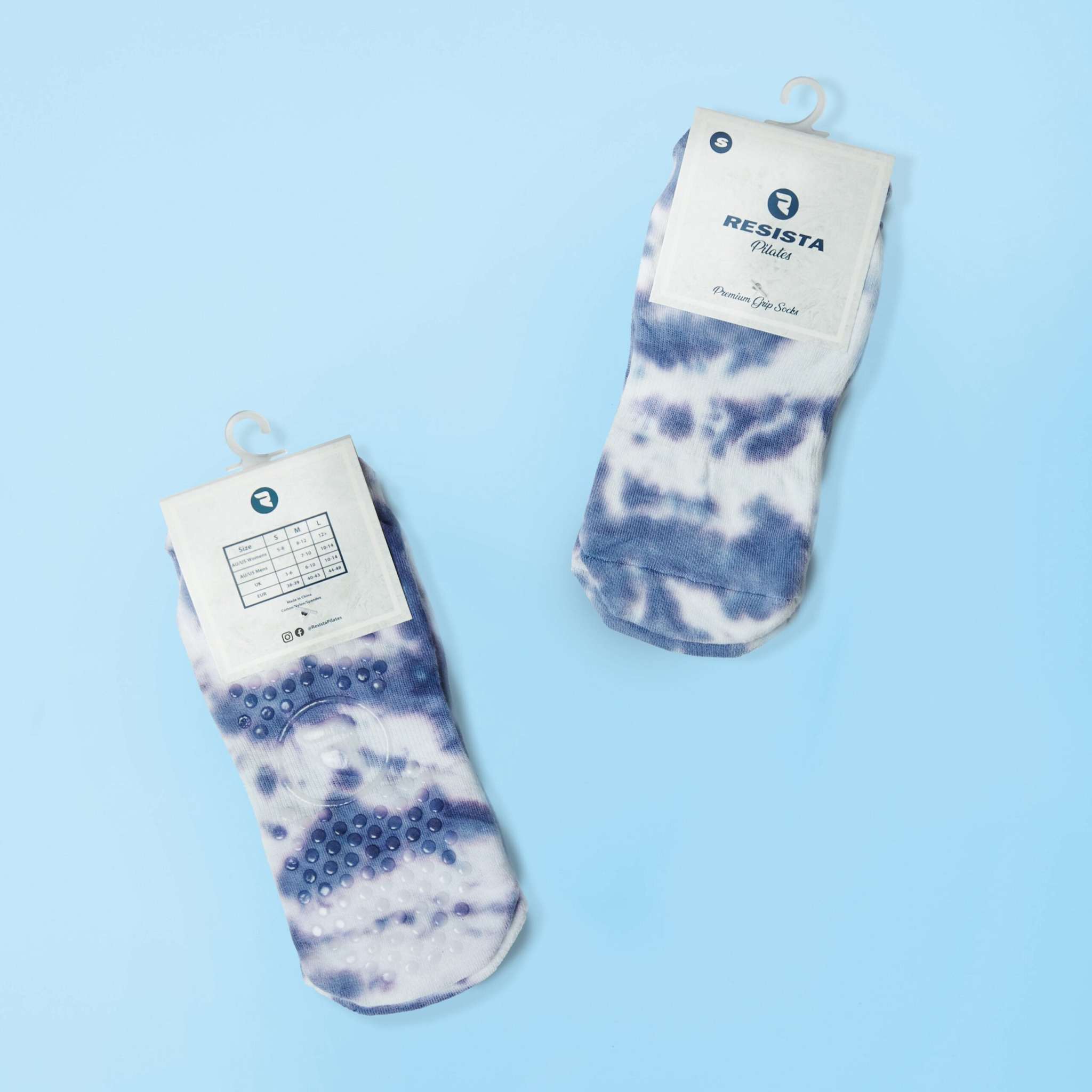 Pilates Socks Blue
