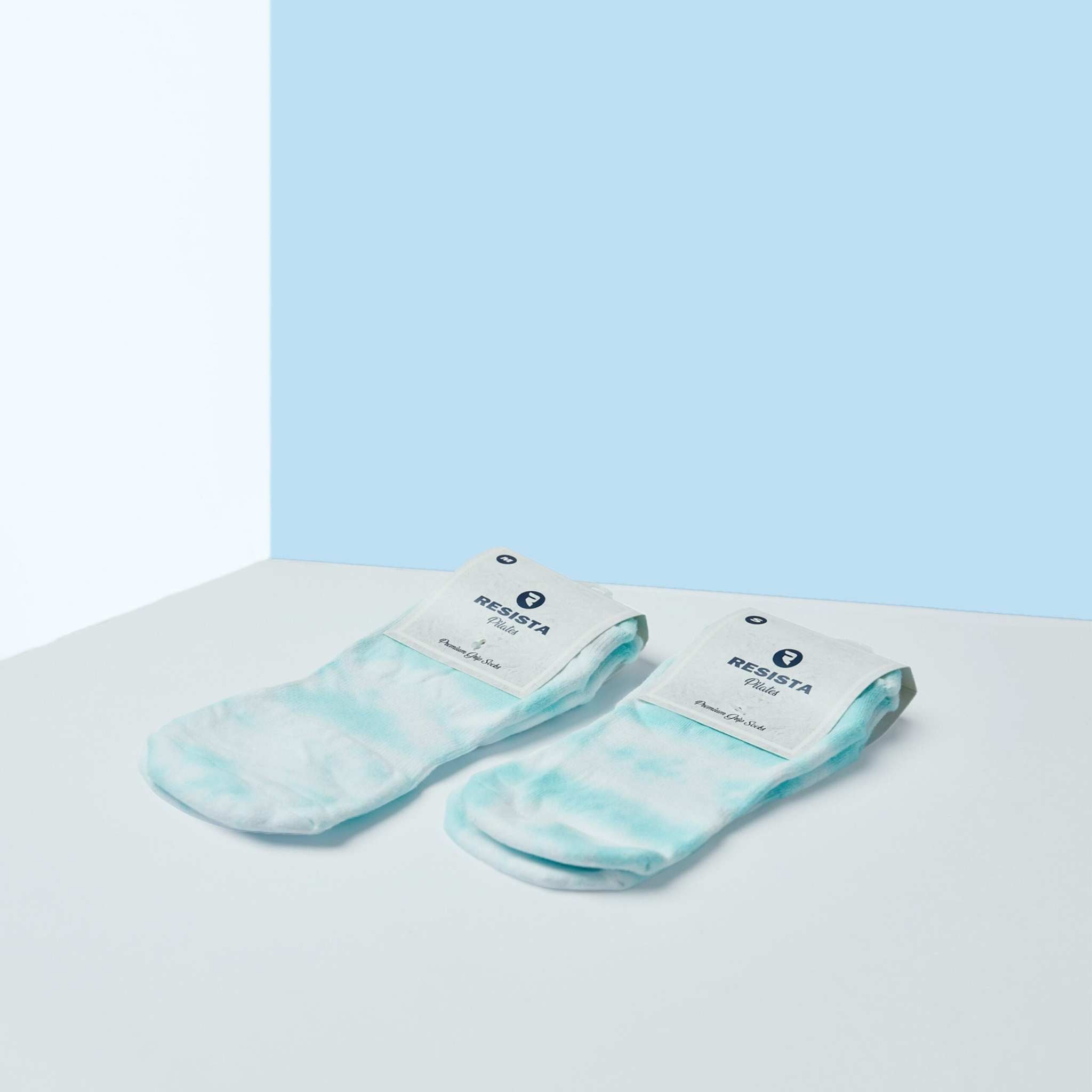 Resista Pilates Grip Socks - Blue Artic