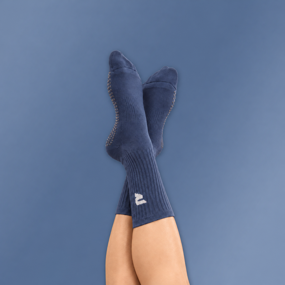 RESISTA Pilates Crew Socks - Dusky Ocean