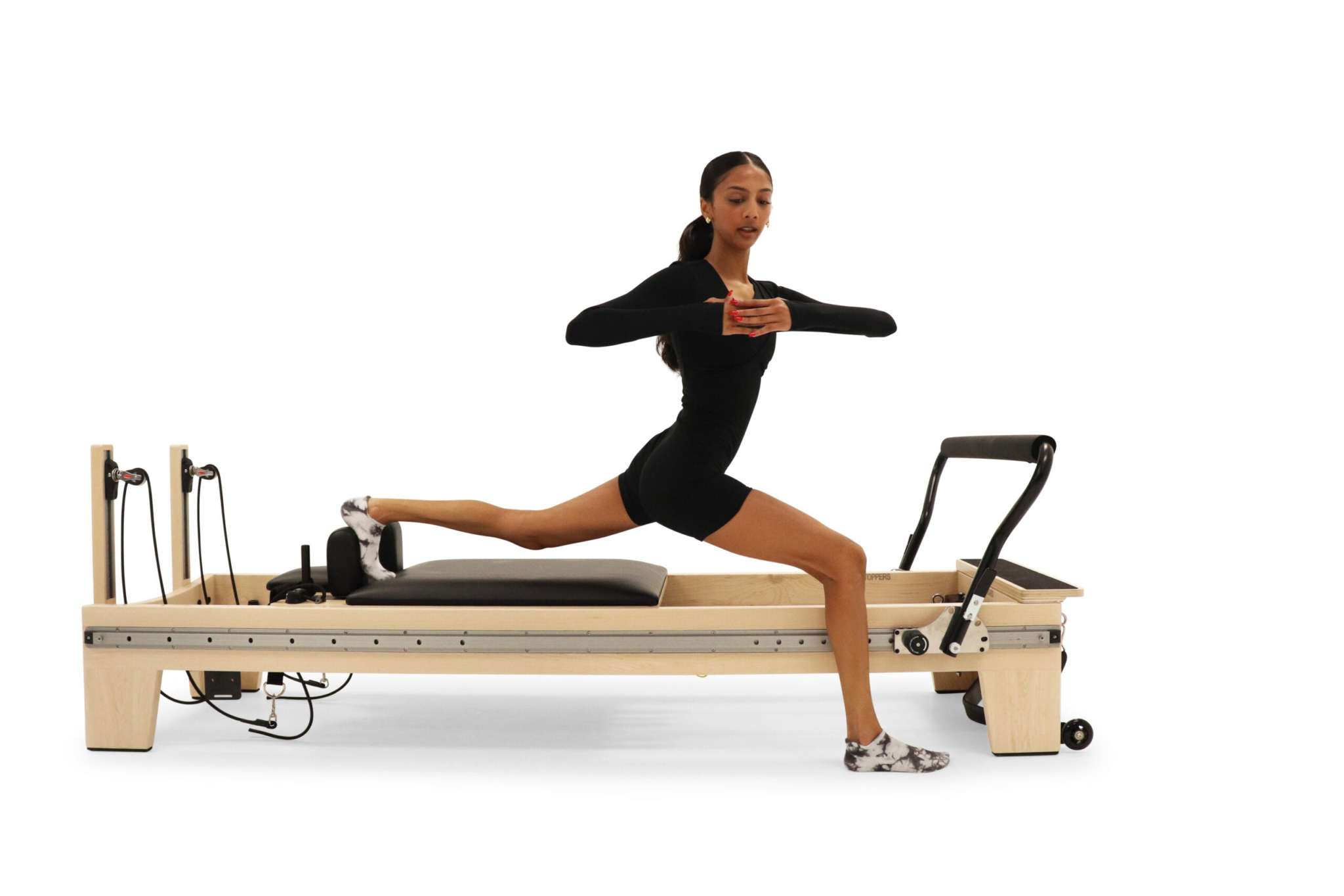 Resista Maple Reformer with Sliding Footbar Pilates 